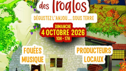 Affiche de la 26e édition des Saveurs des Troglos d’automne au Musée Troglo de Rochemenier