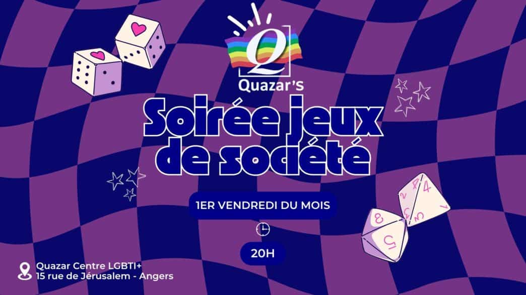 Soirée jeux de société chez Quazar à Angers