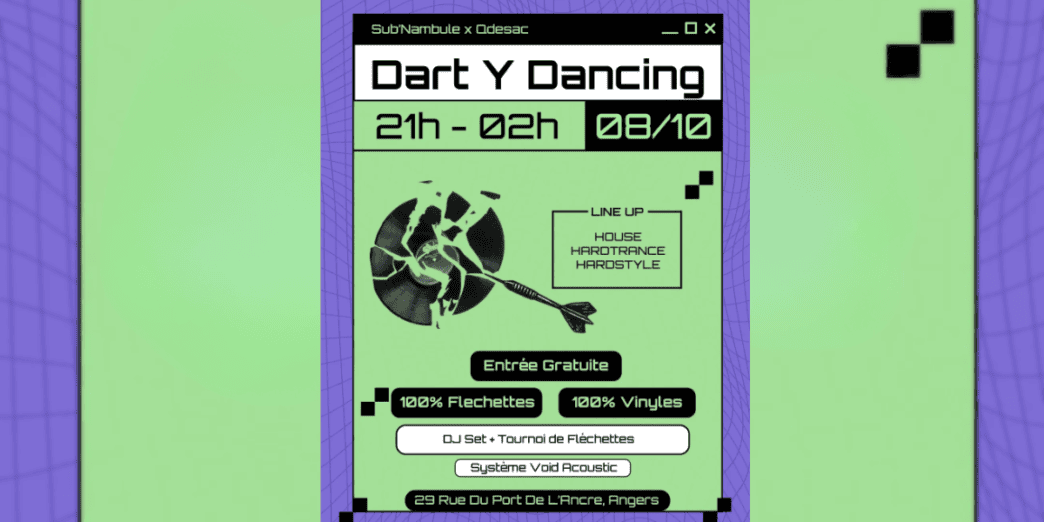 Dart Y Dancing Fléchettes et vinyles