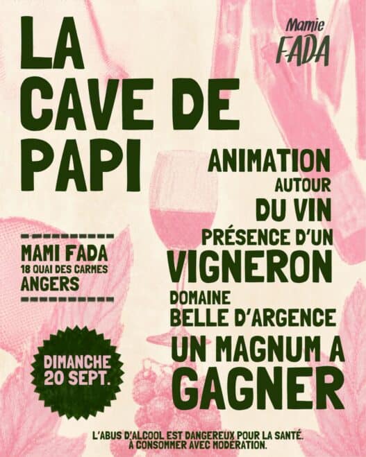 La Cave de Papi chez Mamie Fada à Angers le 20 septembre 2026