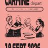 Affiche illustrée de la soirée Top départ chez Carmine à Angers le 19 septembre 2026