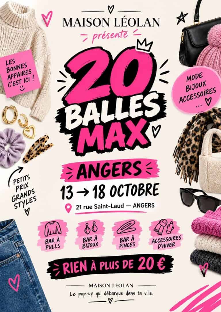 20 BALLES MAX – Angers
