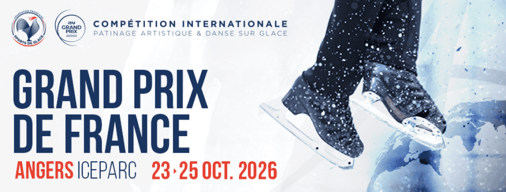 Grand Prix de France de patinage artistique et de danse sur glace à l’IceParc d’Angers en octobre 2026