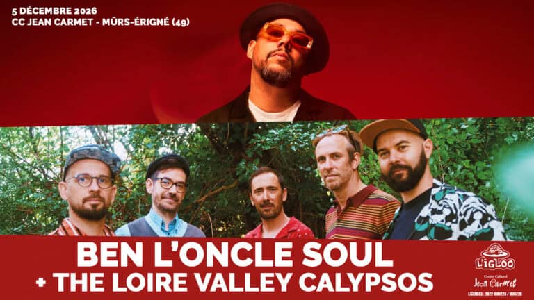 Soirée soul et chanson avec Ben L&rsquo;Oncle Soul et The Loire Valley Calypsos