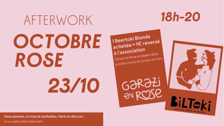 Afterwork octobre rose