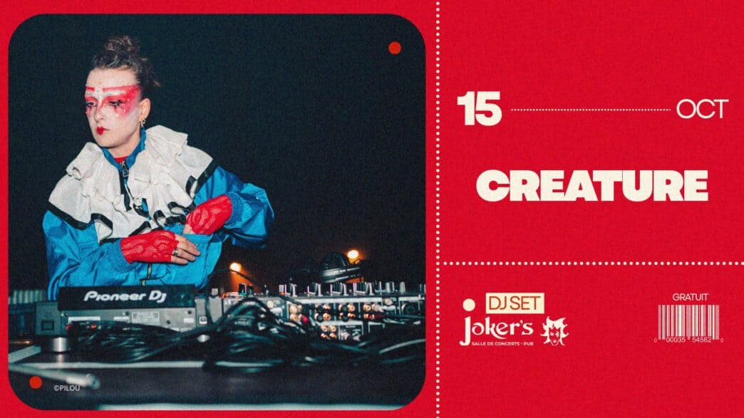 Creature dj set 15 octobre