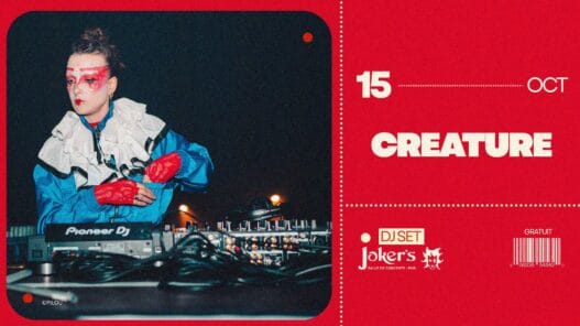Creature dj set 15 octobre