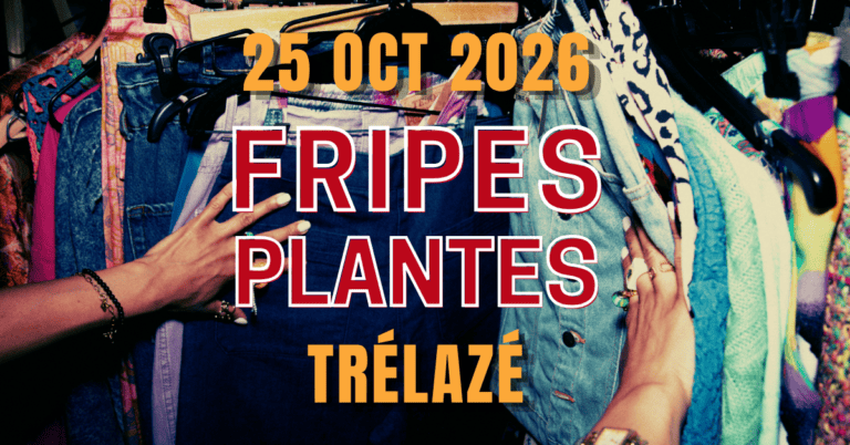 Grande vente de fripes et plantes à Trélazé près d&rsquo;Angers